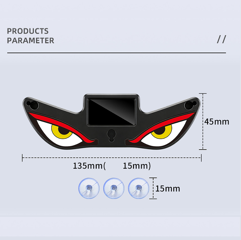 Solar Devil Eye LED Warning Light for ZEEKR 7GT