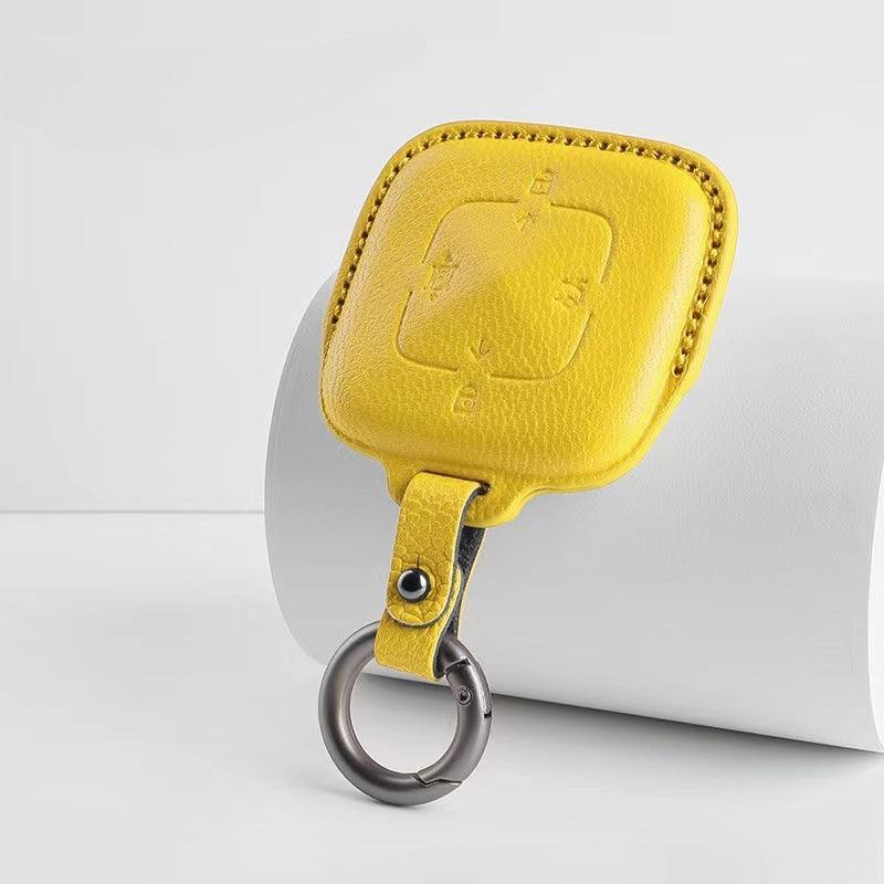 Luxury Leather Car Key Case Cover Fob Shell for ZEEKR 7GT