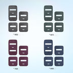 Window Control Lift Switch Panel Cover Trim Kit for ZEEKR X