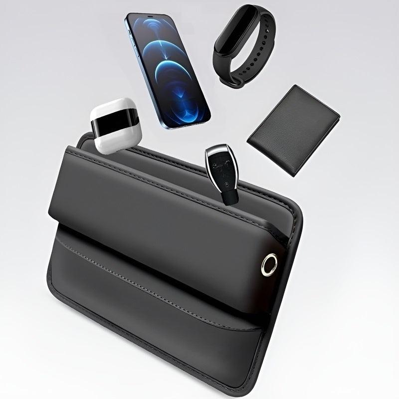 Leather Car Seat Sewn Gap Crevice Slot Storage Box for ZEEKR X