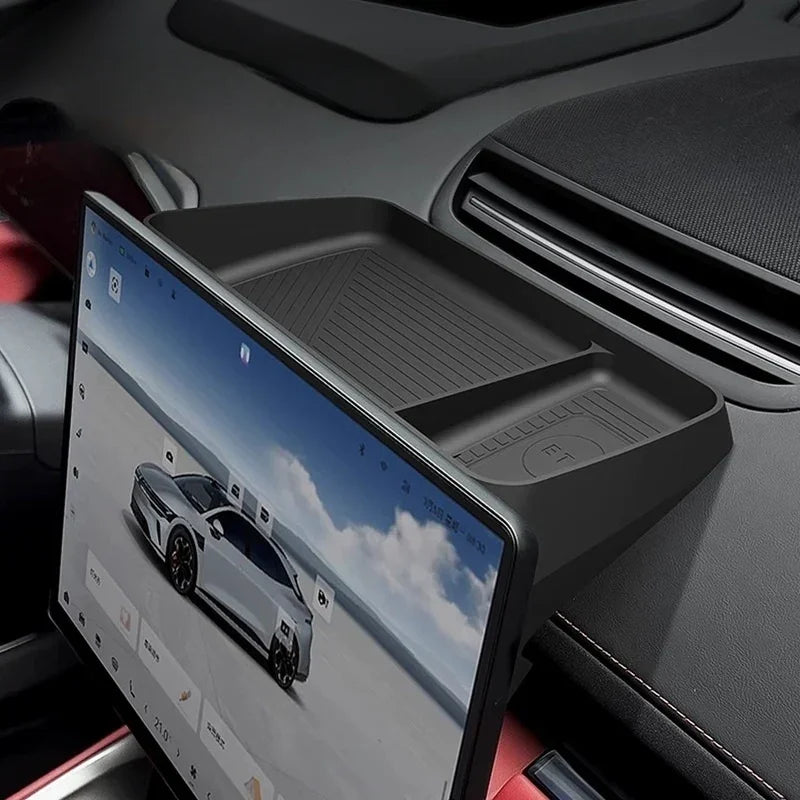 Center Console Organizer Tray and Behind Screen Storage Box for ZEEKR 7GT